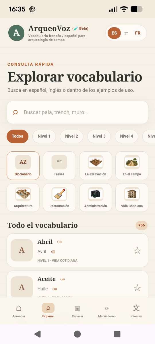JJ_MartGar's tweet photo. Mediante vibe coding he creado una aplicación de vocabulario arqueológico multilingüe para pc o móvil https://t.co/cN3DfhOefO aún en versión beta pero ya funcional. https://t.co/YLKDdUMtIR