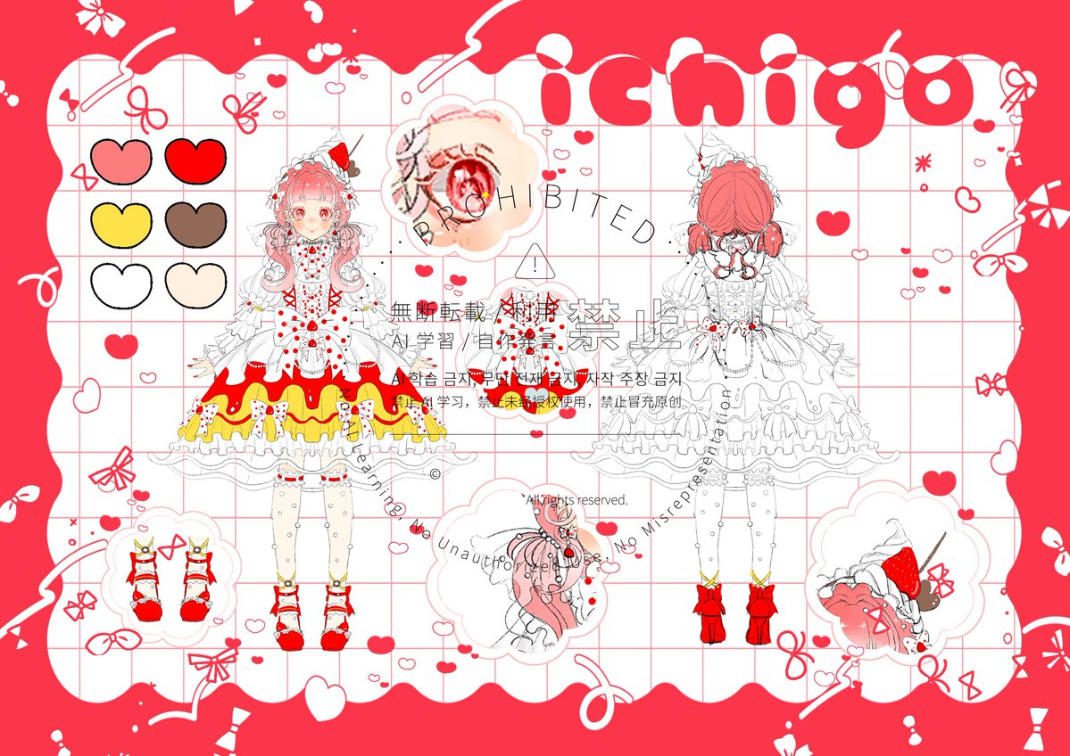 ooooohanapp00's tweet photo. #パフェロリータシリーズ 🍓🎀

ふわふわの甘さのいちごちゃん🍓

いちごパフェみたいに、
かわいいと甘さをぎゅっと詰め込んだ女の子

ふわふわのフリルに、真っ赤ないちご、
でもなんだかふわふわ寄り道していたら溶けてきちゃいそう!!?
リボンをいっぱい飾って、とびきり甘く仕上げました♡ https://t.co/Hk0ovTXWHG
