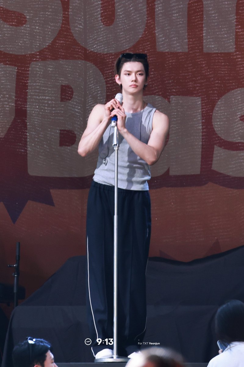 TIME_yj's tweet photo. 260806 Z100 Summer Bash Rehearsal

#연준 #YEONJUN
#YeonjunZ100SummerBash https://t.co/KN8aVopiaL