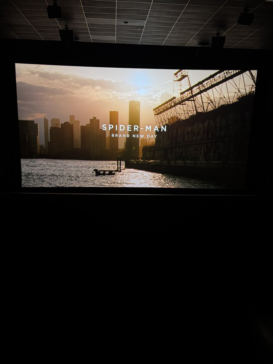 seanbishop316's tweet photo. Third #spidermanbrandnewday  viewing🤣 Dolby theater is amazing, and now it’s out in imax 👀 https://t.co/hy0wuNyFHk
