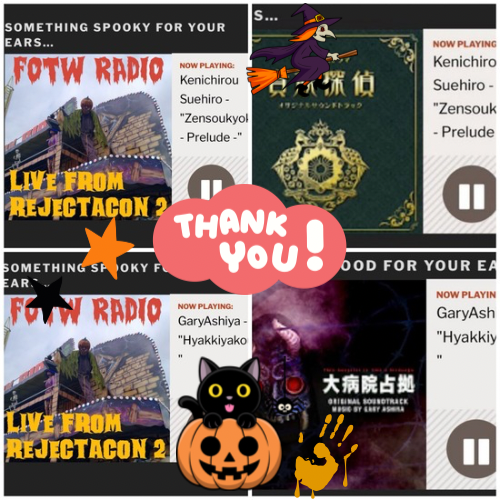 ARASHI_Overseas's tweet photo. #嵐を世界に連れて行こう
#嵐海外ラジオオンエア
8/8OAリスト📻🎃
地元ホラーイベント #RejectaCon 2にてサントラ2曲含むARASHIが生放送オンエア!!!!!
全4曲OA曲目はまとめ画像参照📣
Thank you as always,🎃-san✨
リスニング・リクエスト⬇️
https://t.co/vo27pqkbdJ
#halloweenradio
@fotwradio https://t.co/IuVceHFC5r