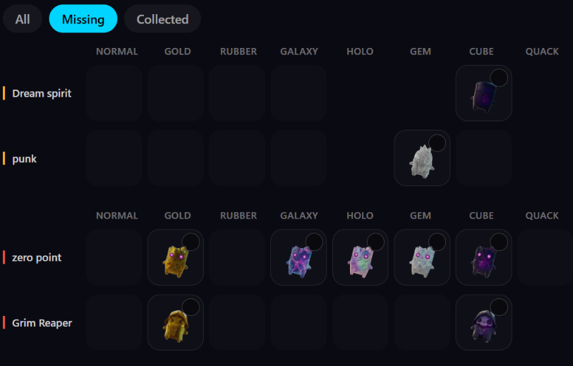 deja_view09's tweet photo. I’m SO CLOSE to completing my Fortnite Sprite collection! 👻

Currently 109/118 Sprites collected — only 9 left!

If you have any of these and are willing to trade, reply or DM me! 🤝

#Fortnite #FortniteSprites #sprites #Fortnitesprite #FortniteTrading #FortniteLeaks https://t.co/VLy3UDNyyt