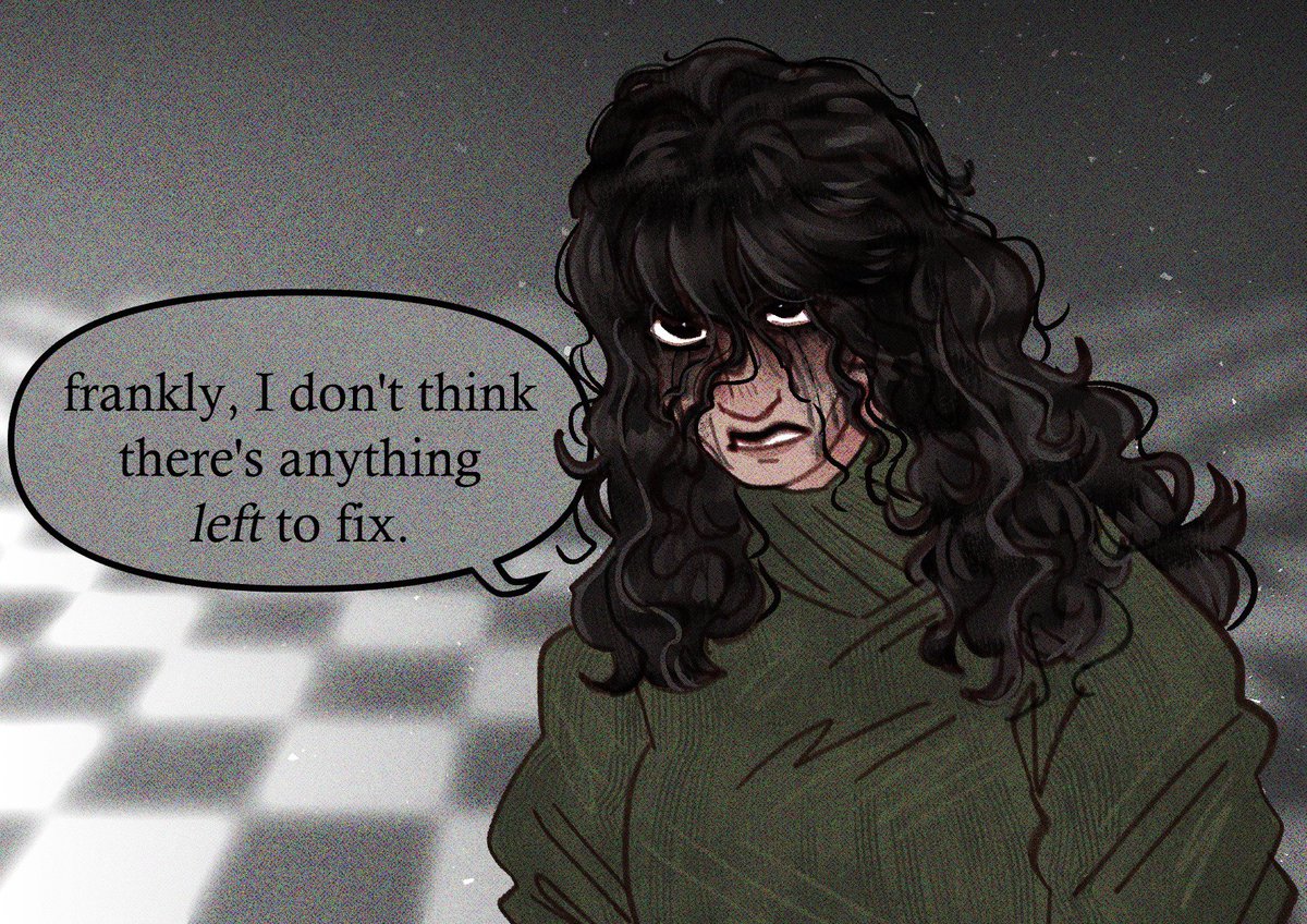 ArtsyArchi's tweet photo. absolutely love that when Rosie yanks Bon's hand off her face, he reels back like she slapped him. bro cannot take a CRUMB of rejection 
#twf #thewaltenfiles https://t.co/ExGCWTbmQC