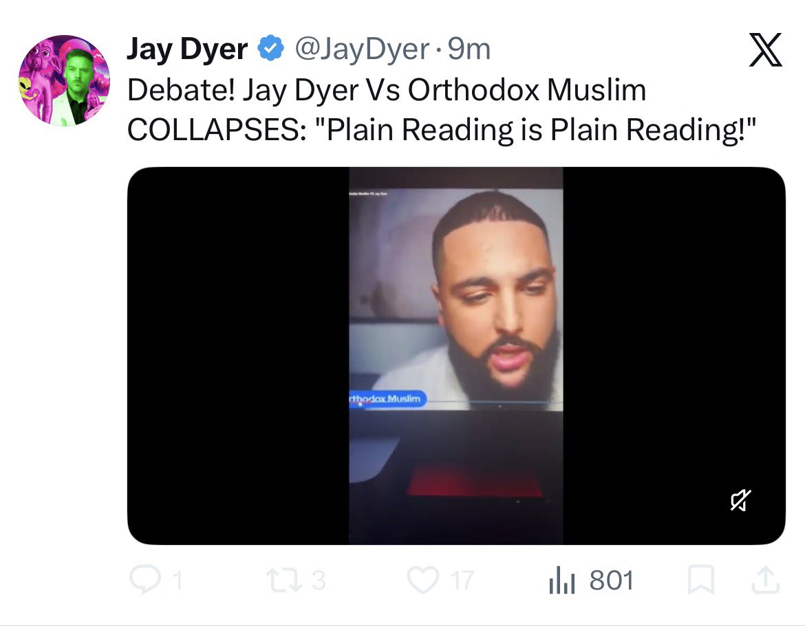 muslimorthodoxy's tweet photo. Jay Dyer on my YouTube live refreshing every second 😭😭😭🫵🏼

Posting clips with his iPhone recording. Don’t worry boy, the full video is coming out tomorrow. 

CAREER IS DONE! big mistake Jay, don’t mess with the Big Yano next time 😭😭😭😭 https://t.co/sIMUVhL0Gw