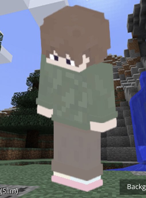 milliebugX3's tweet photo. this is my minecraft skin i made of myself  is it good   i tried  really hard    im actually   happy with  it https://t.co/lnnyV7C4Ff