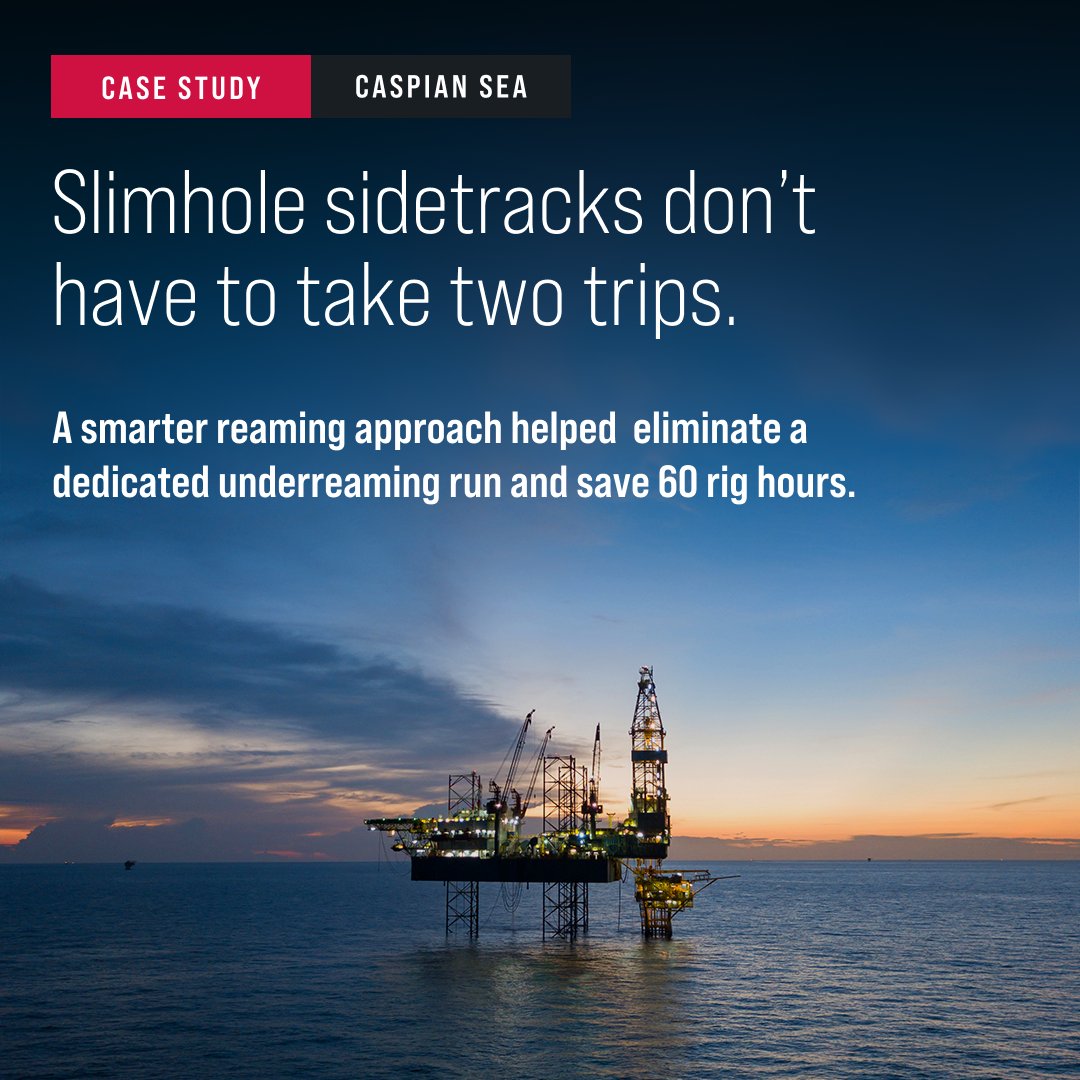 WeatherfordCorp's tweet photo. Slimhole sidetracks don’t  have to take two trips.

A smarter reaming approach helped eliminate a dedicated underreaming run and save 60 rig hours. https://t.co/LFqoKC14UT

#RFID #Underreaming #WellConstruction #DrillingServices #OilandGas https://t.co/swId5goXVh