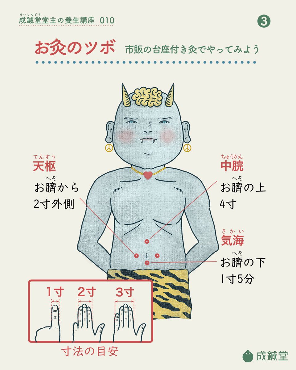 seishindo89's tweet photo. 夏から秋にかけては、暑さの中にも「お腹の冷え」が潜みやすい季節。急な下痢や吐き気など、夏から秋にかけて起こりやすい不調と、お灸で使いやすいツボをご紹介します。「お腹を守る養生」で夏を乗り切りましょう。 https://t.co/eonALRMf3W