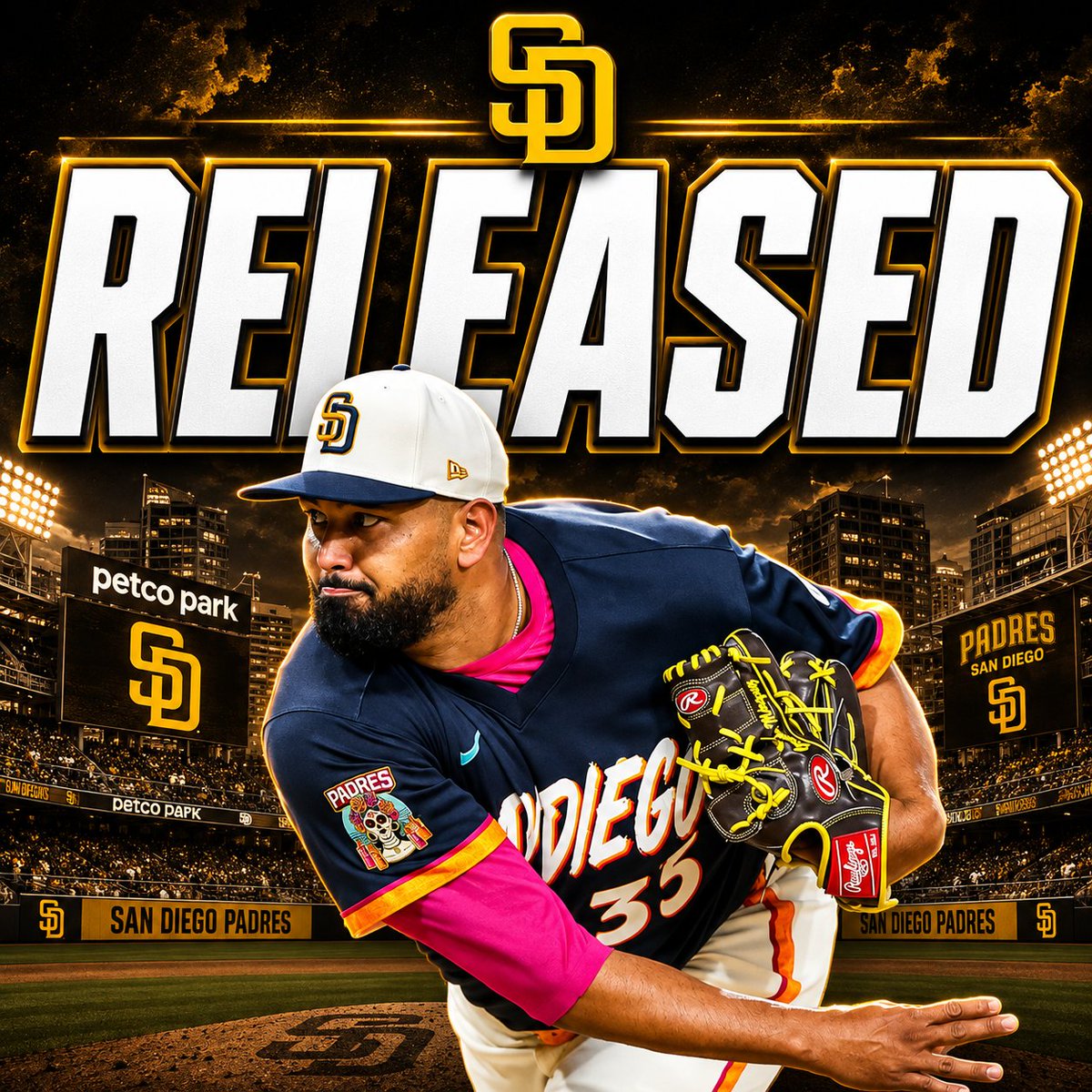 JustinDavidKish's tweet photo. MLB Transactions (Padres): The San Diego Padres announced that they have released SP German Marquez after designating him for assignment last week. Marquez appeared in 13 games for the Padres this season, with three of those appearances coming out of the bullpen. Marquez carries a 5.26 ERA this season. #MLB