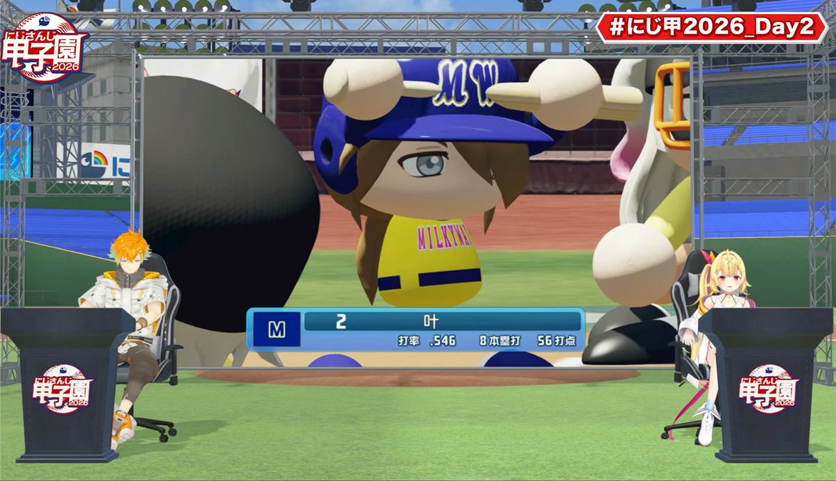 Ciel_noctis's tweet photo. 叶さんバット折ってるw https://t.co/q1zGbYtwYB