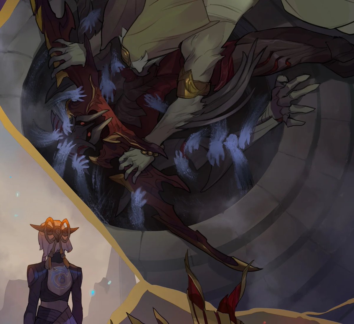 Milkdromeda_2's tweet photo. I wonder if any chance of darkin pre sealed varus skin when he look like that https://t.co/6R83Z5lbYk
