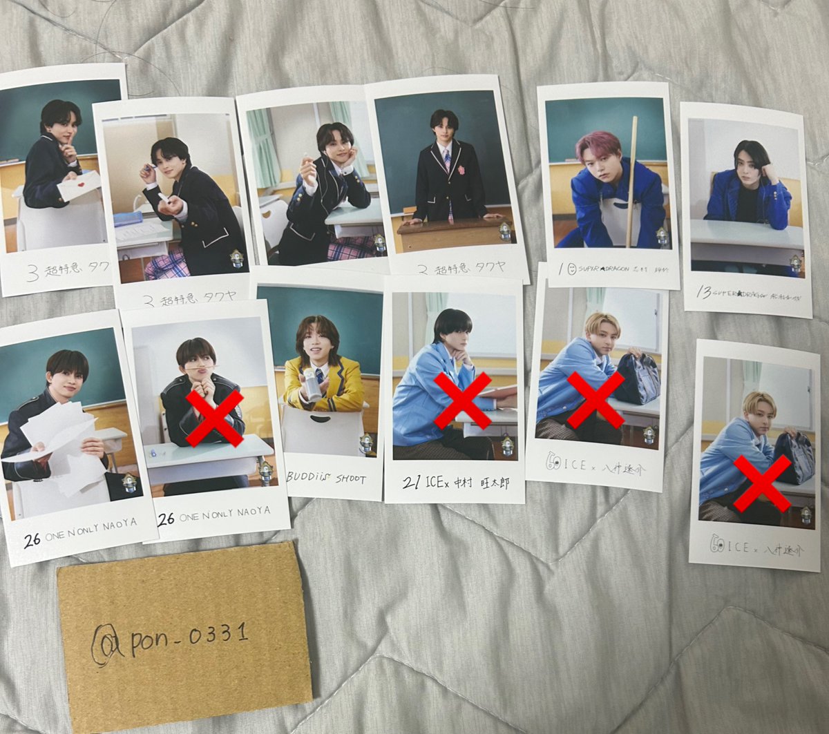 pon_0331_'s tweet photo. エビライ EBiDAN ミニフォト 交換 買取
求め REI前♾
譲り 買取orタクヤ、志村、松村、NAOYA、SHOOT、*️⃣FUMINORI右もあります
買取は大阪手渡しにてお取引可能方のみ
交換は郵送も🙆‍♀️
タクヤは比率違い希望です。
お気軽にお声掛けください🙇‍♀️ https://t.co/Rez5bf8qVS