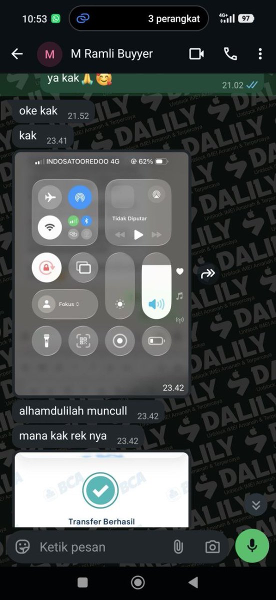 dalily_imei's tweet photo. OPEN UNBLOCK DAN UNLOCK, BUAT JARINGAN IMEI BERMASALAH BISA ATASI DI SINI 

MULAI DARI HARGA ✨
3 BULAN : 200.000 🫶🏻
TRY ONLY : 150.000 🫶🏻
BEACUKAI : INBOX 🫶🏻

DONE HITUNGAN JAM, AMAN DAN MUDAH, BERGARANSI ALL OPERATOR &amp; TRUSTED https://t.co/3CQn4mMXum
