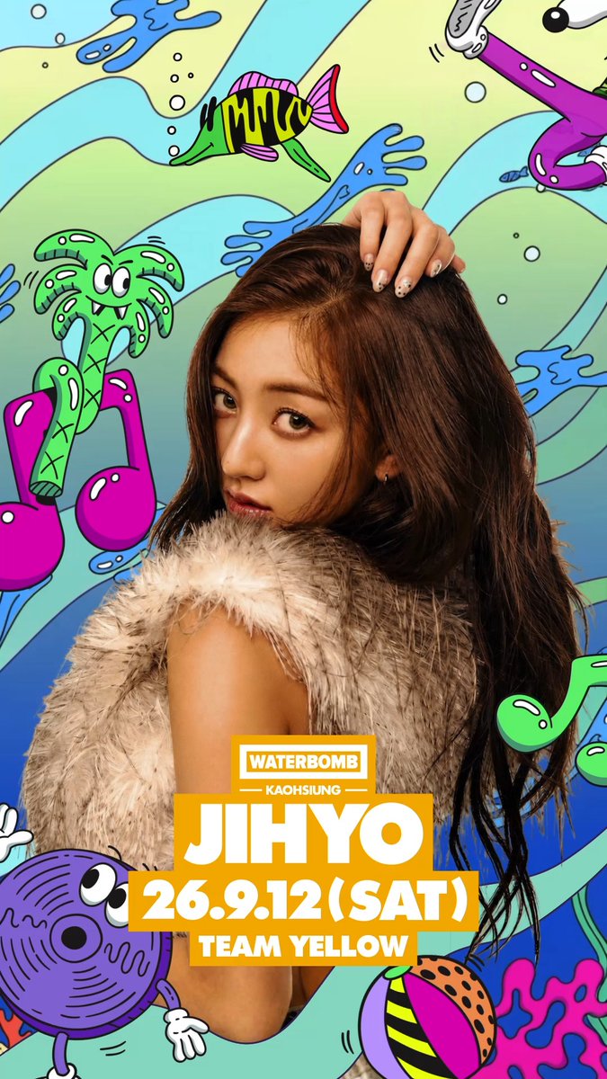 godmitzu's tweet photo. JIHYO is ready for WATERBOMB because she loves performing on stage! She's nervous since it's her first time performing alone outside of music shows or concert solo stages. https://t.co/IMC1JEmb3t