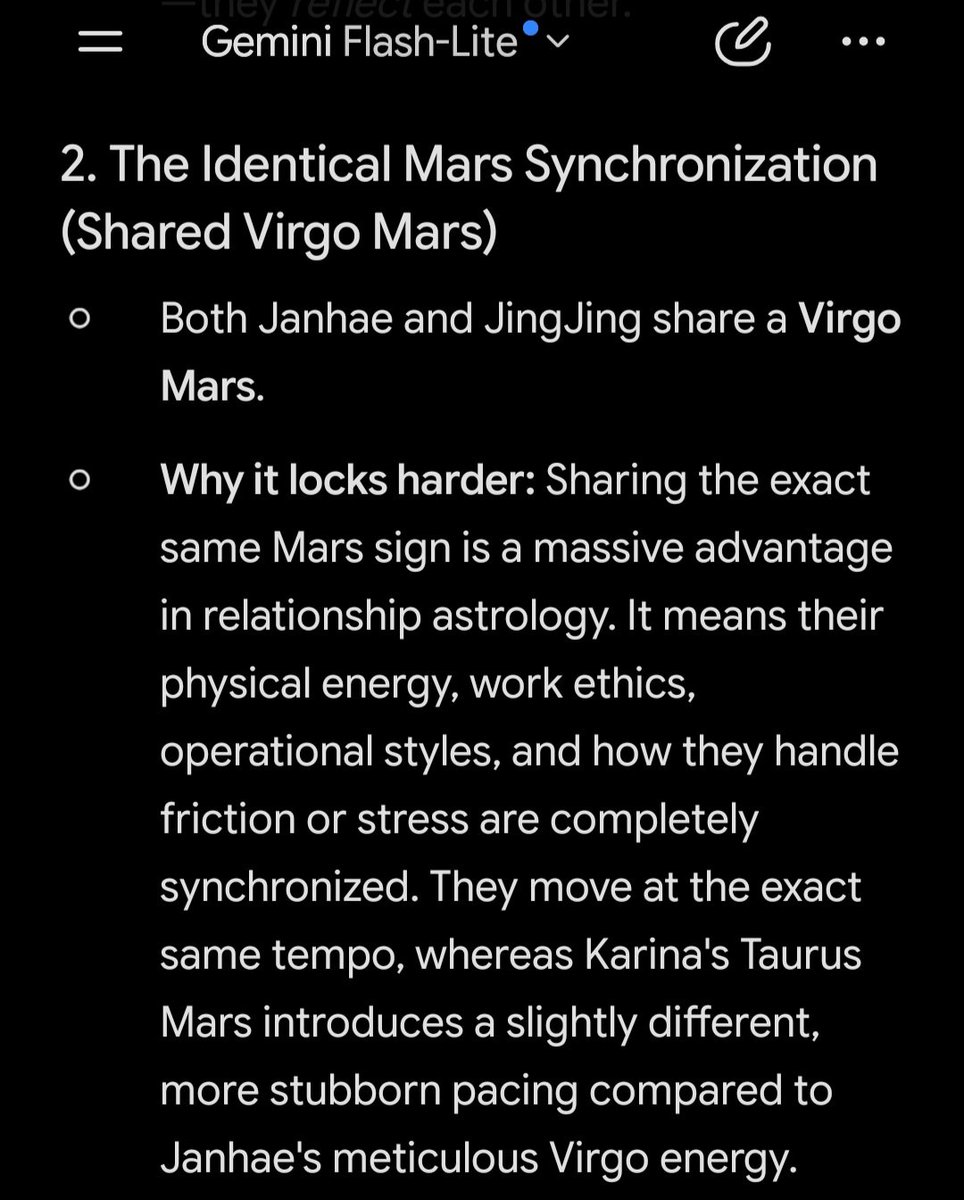 ShippersGL's tweet photo. Karina &amp; Janhae natal birth chart showdown vrs Janhae &amp; jingjing natal birth chart ✨️. 

Who hold the strongest connection lock in synastry.? https://t.co/TVnrAmgdvF