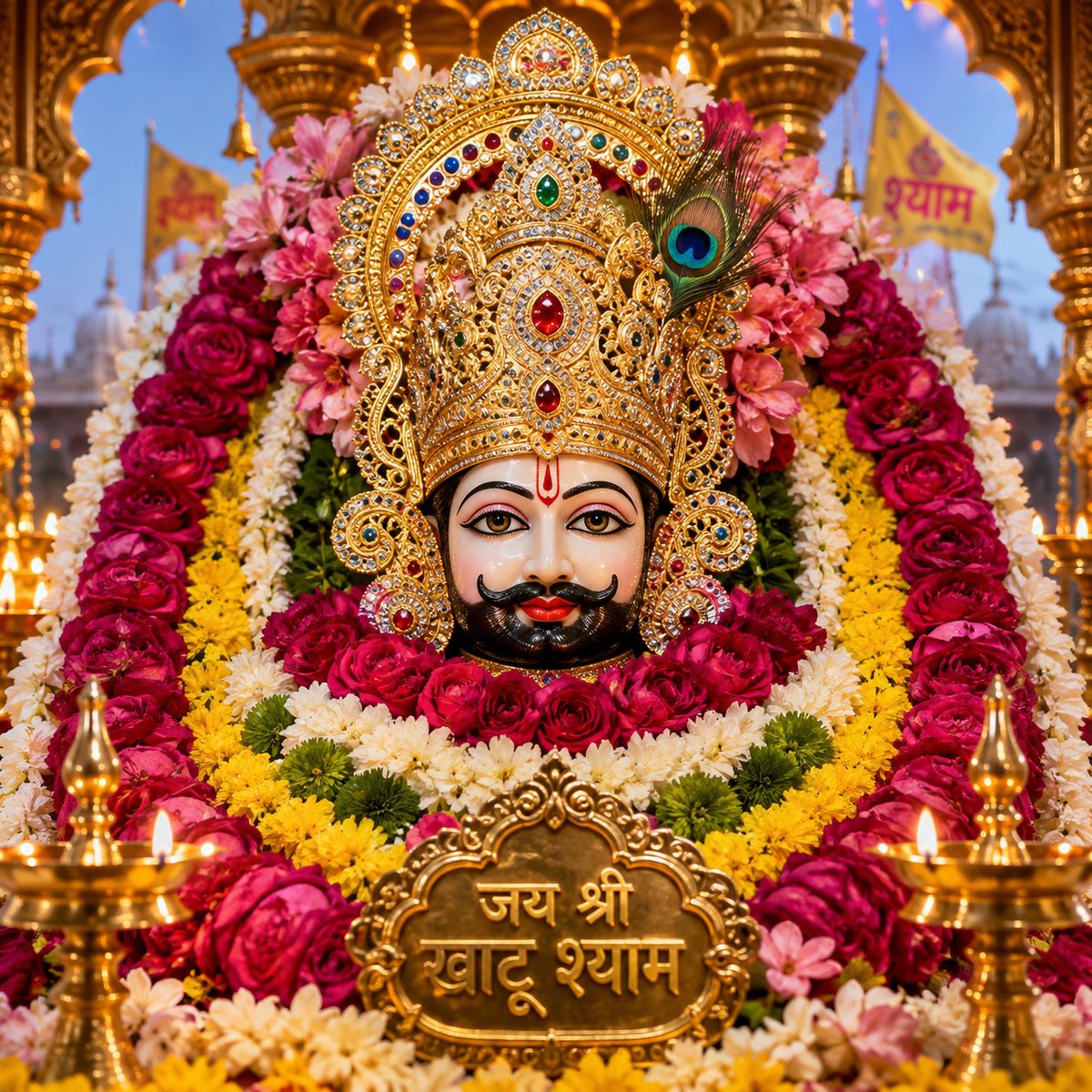 rahulsingh0271's tweet photo. 🙏 हारे का सहारा बाबा श्याम हमारा...🙏

💖🍃...जय श्री श्याम...🍃💝
💝...खाटूश्याम जी दर्शन...💞💖

#JaiShreeShyam https://t.co/SvlWxZZctH