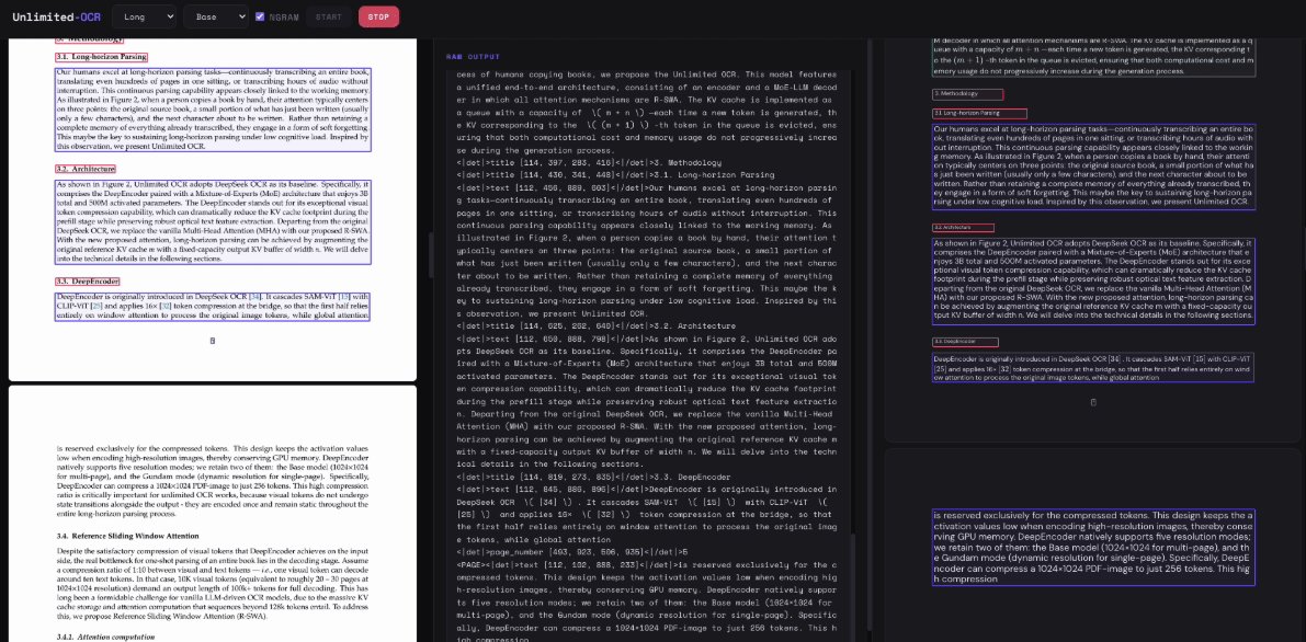 x_sanjin's tweet photo. 百度这个 OCR 我试了一下，确实猛

PDF 直接丢进去，不用分页，100 页一次读完给你出结果

支持单张图片也支持批量，PDF 自动转 300dpi 逐页识别

长合同、论文、古籍扫描件，以前要么一页一页搞要么花钱传云端，现在本地一把梭

30 亿参数，多语言原生支持，跑分超 DeepSeek-OCR

支持 Transformers、vLLM、Ollama，部署不折腾

输出全文本，格式不乱

最爽的是免费加 MIT 开源

之前云端 OCR 千页十几美元，现在零

百度这次是真干了件好事

https://t.co/I8PIU0B9a8