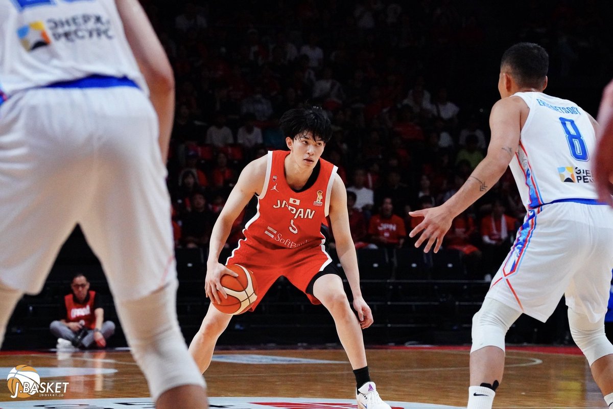jbasket_jp's tweet photo. 【男子🇯🇵日本代表速報]日本生命カップ2026／クラッチタイムから流れを掴んだが惜敗
⁡
8/9  SAGAアリーナ GAME1
日本🇯🇵 65-67 🇲🇳モンゴル　
カーク、バーパージュニアが2桁得点
小川、黒川も得点とアシストで貢献
⁡
初めて実質的に指揮する吉本泰輔コーチの日本代表に注目されたこの試合、モンゴルに流れを握られながらも、日本は同点に追いつき前半終了、後半もモンゴルがイニシアチブを握るも、ディフェンスから流れを引き寄せたが悔しい負けとなる🔥
⁡
⁡#AkatsukiJapan