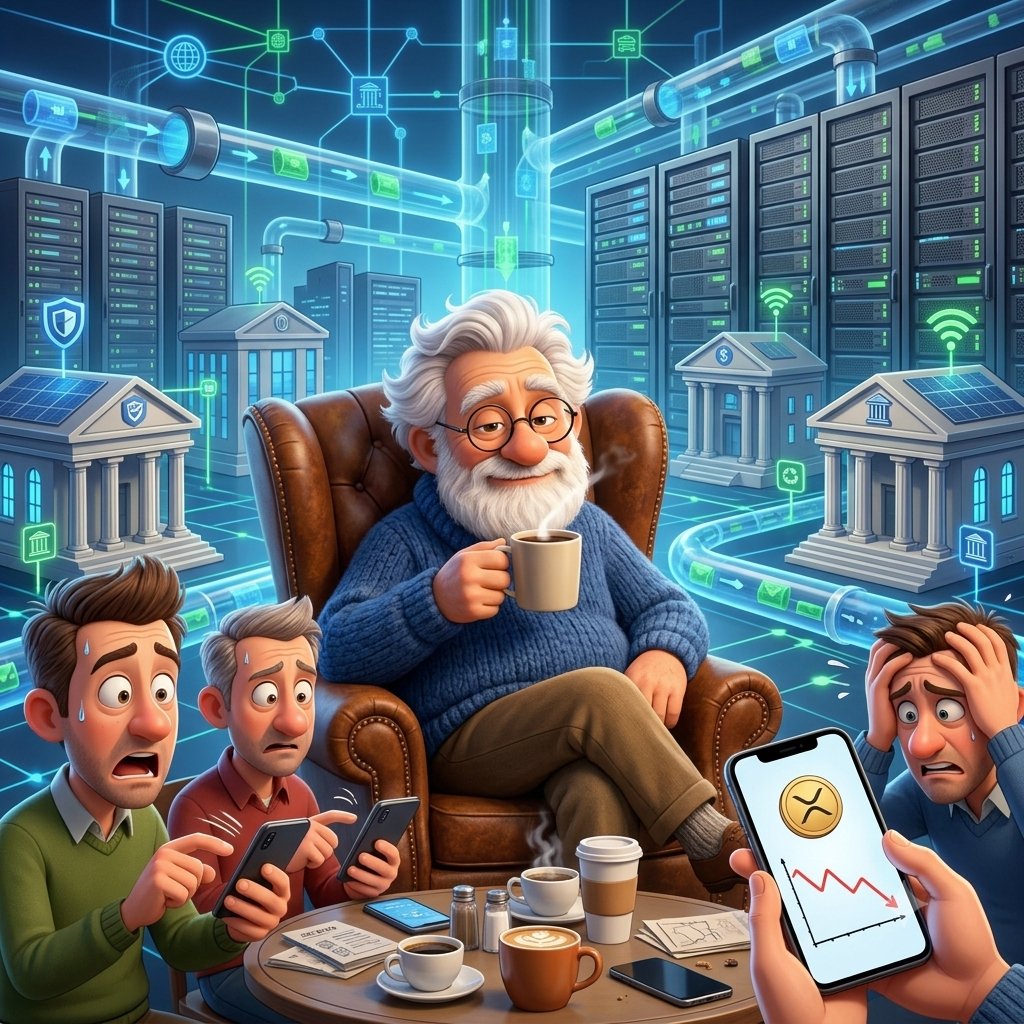 GrandpaBigTech's tweet photo. Dear Ripple,

You’re building financial infrastructure for institutions...

Meanwhile, XRP investors are checking the price every 30 seconds.

At this rate, Grandpa might see $0.50 per XRP by the end of fall. https://t.co/6LjuDur7bz