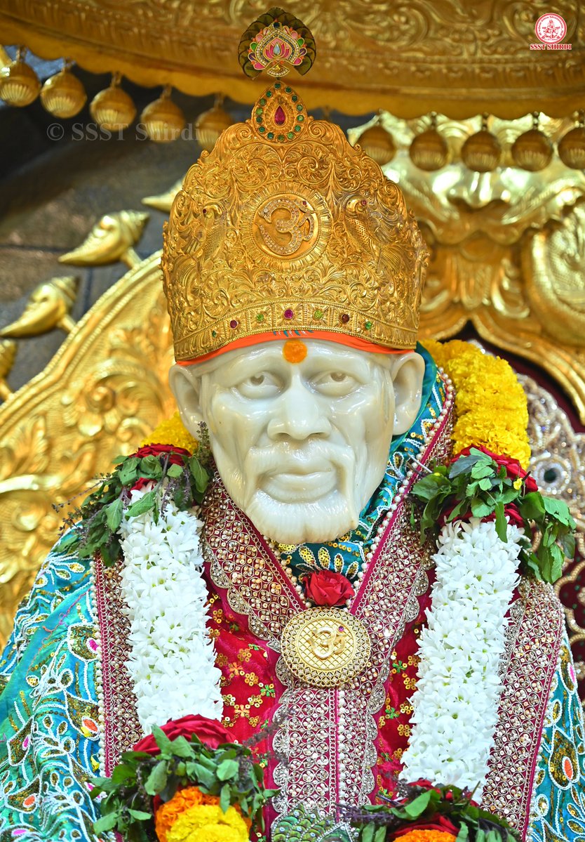 SSSTShirdi's tweet photo. *!! ॐ साई राम !!*
*श्री साईबाबा संस्थान विश्वस्त व्यवस्था,शिर्डी*
*!! ॐ Sai Ram !!*
*Shri Saibaba Sansthan Trust, Shirdi*
≈≈≈≈≈≈≈≈≈≈≈≈≈≈≈≈≈ 
*आरती :-माध्यान्ह आरती*
*रविवार ०९ ऑगस्ट २०२६*  
*Aarti :-Madhyan Aarti*
*Sunday 09 August 2026* https://t.co/zIxSGoaPwl