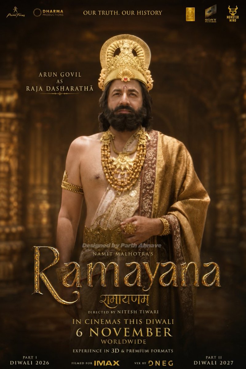 officialparthab's tweet photo. Arun Govil As Raja Dasharatha

#Ramayana Fanmade Poster By Me (Parth Abnave)

Used AI Tools to modify changes. https://t.co/fjbR9Xj31K
