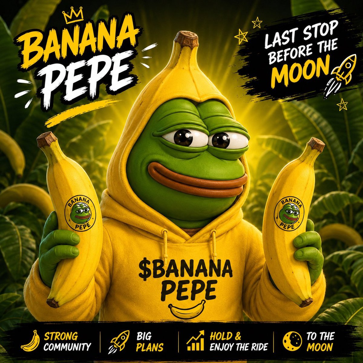wenmoon0's tweet photo. @elonmusk Elon talks about the future.
We’re just trying to make sure the bananas are ready for the journey 🍌🐸🚀

BANANA PEPE — strong community, big plans, and one destination: 🌕

$BANANA 🍌🐸
njVv54N7nw1fi1vjUgf2Zh2xLU8mTNAwbWK8AMjpump https://t.co/pQPfGy1PGF