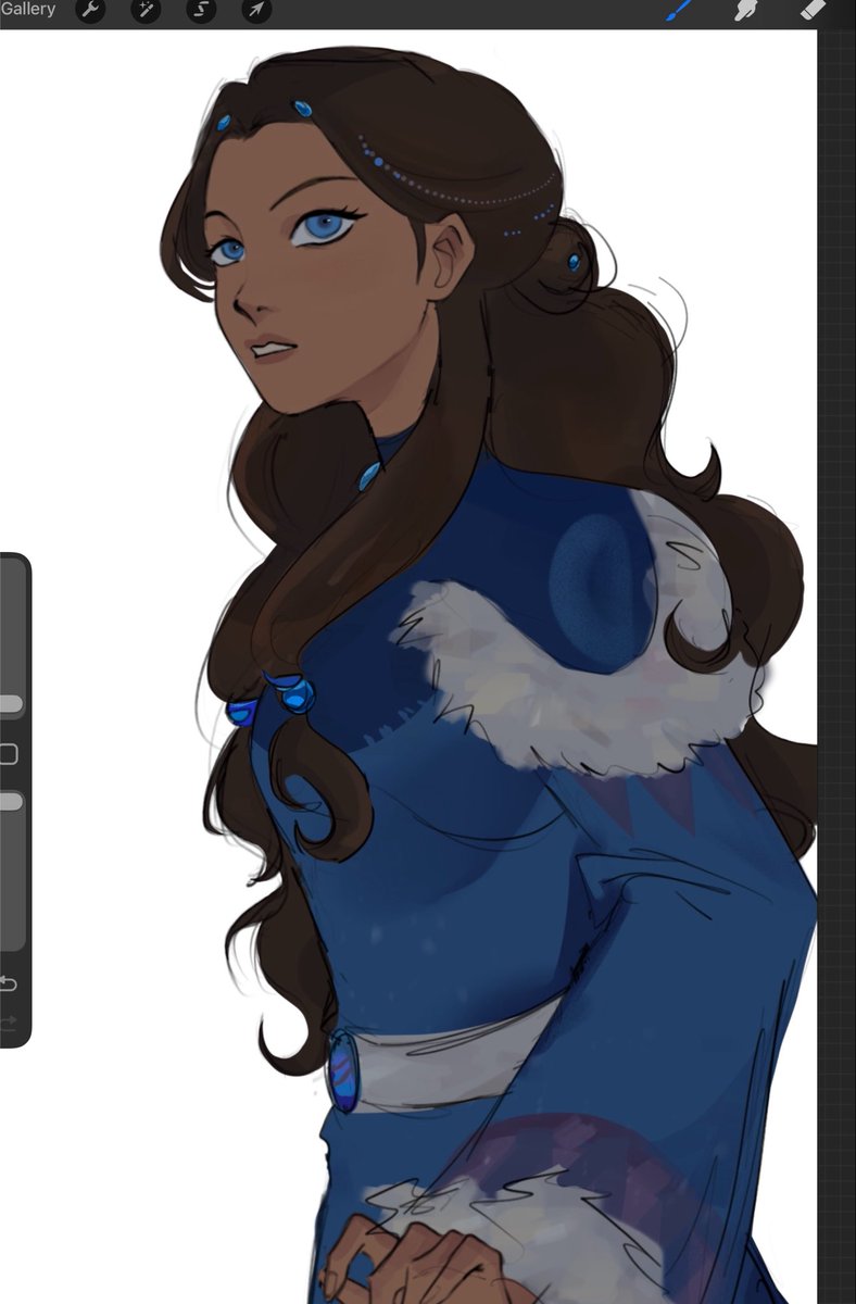Meepmoom_'s tweet photo. I still like how I drew this princess katara https://t.co/7k9iqYt0Oa