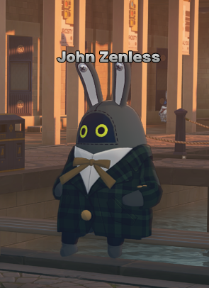 PopEridu's tweet photo. (Zenless Zone Zero 3.2 Beta)

New Bangboo NPC 'John Zenless' https://t.co/Oa2e7sYL7m