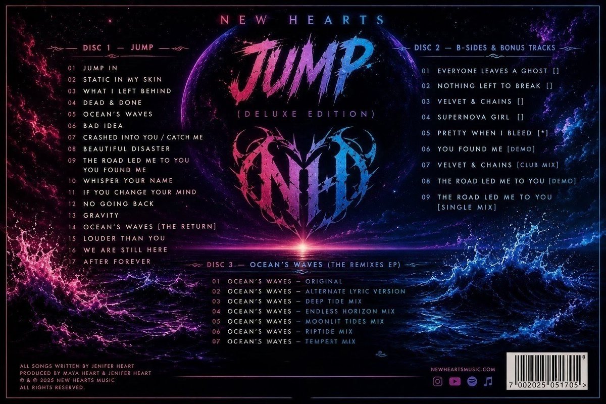 NewHeartsBand's tweet photo. And the back https://t.co/6BL3v9PUDj