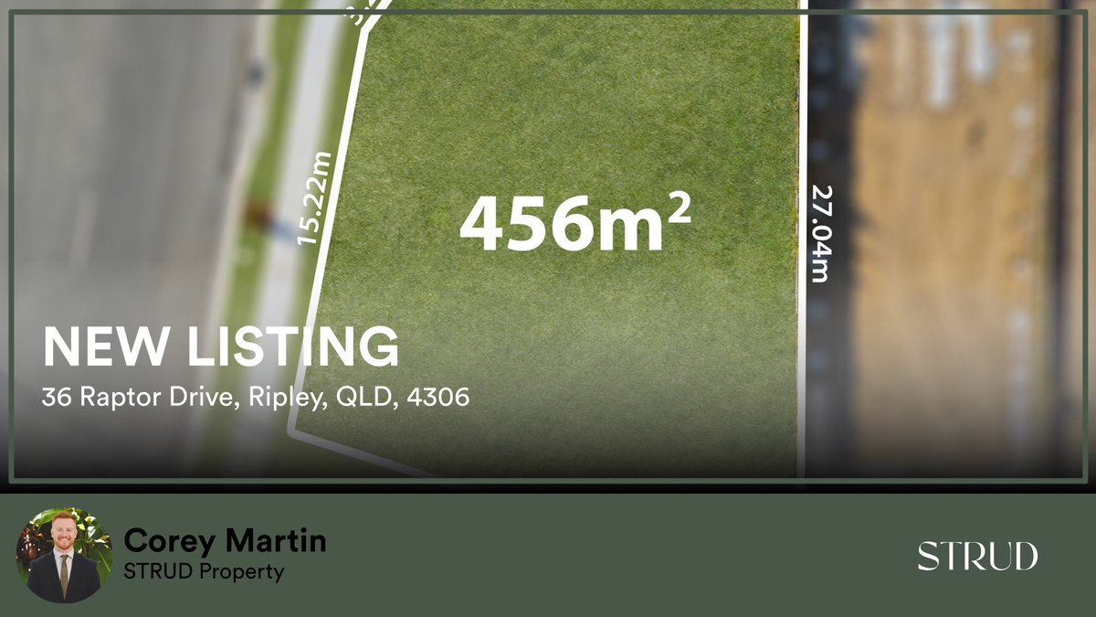 CoreyMartinRE's tweet photo. 📍 36 Raptor Drive, Ripley, QLD, 4306

My latest listing on RateMyAgent.

https://t.co/lm9bgJH4E6

...
#ratemyagent #realestate #STRUD_Property https://t.co/Kn8L4rzUjW