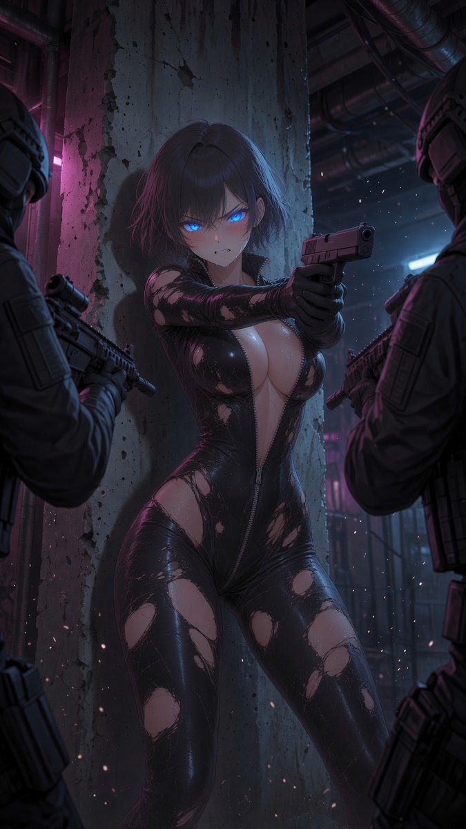 gray_walker85's tweet photo. 追い詰められるレイナ
#レイナ・神崎
#AIイラスト好きな人と繋がりたい
#AIアート
#AIart https://t.co/VybDqp32vG