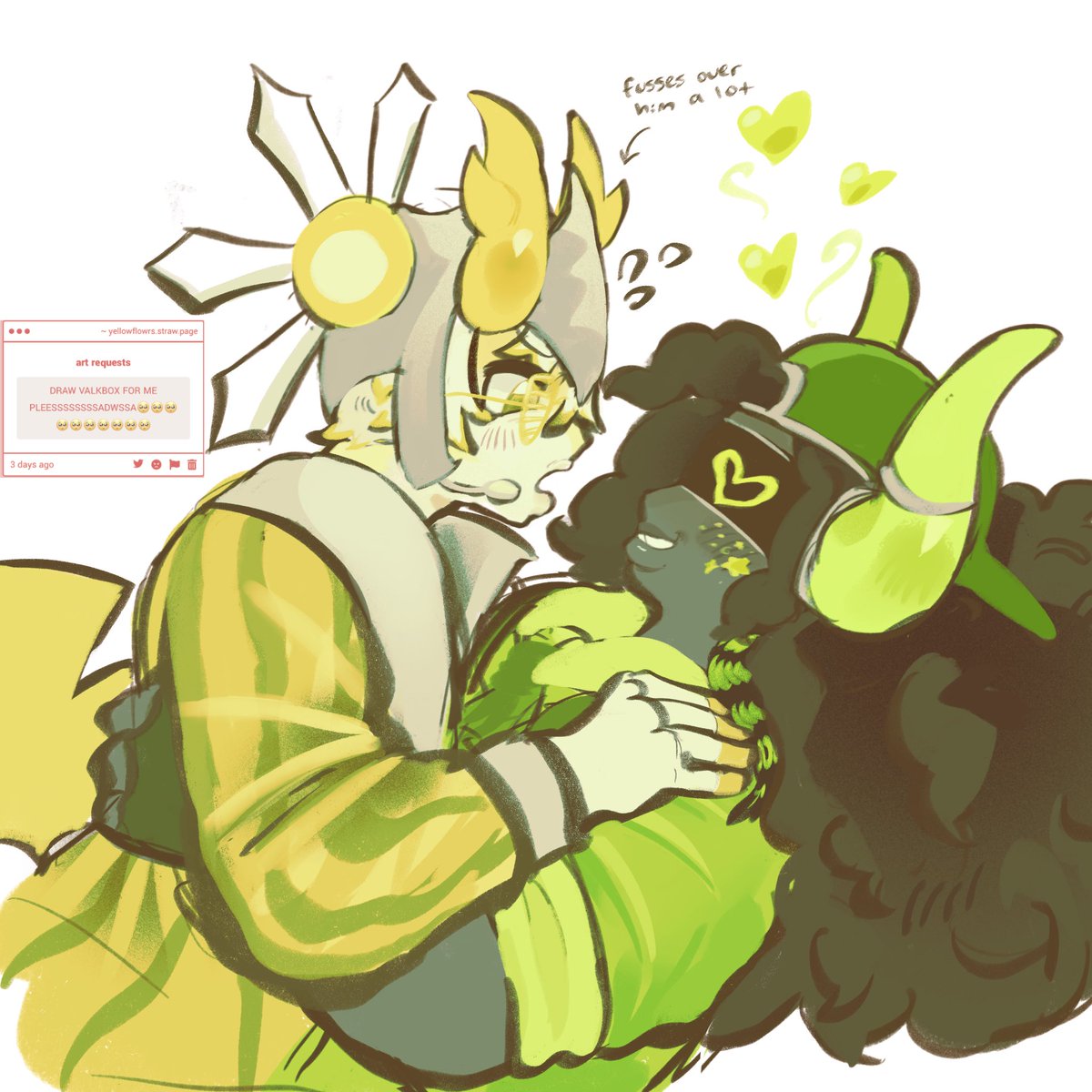 gummywrapper's tweet photo. gettin to the old art requests #phighting #valkbox https://t.co/FUSViSZC1X
