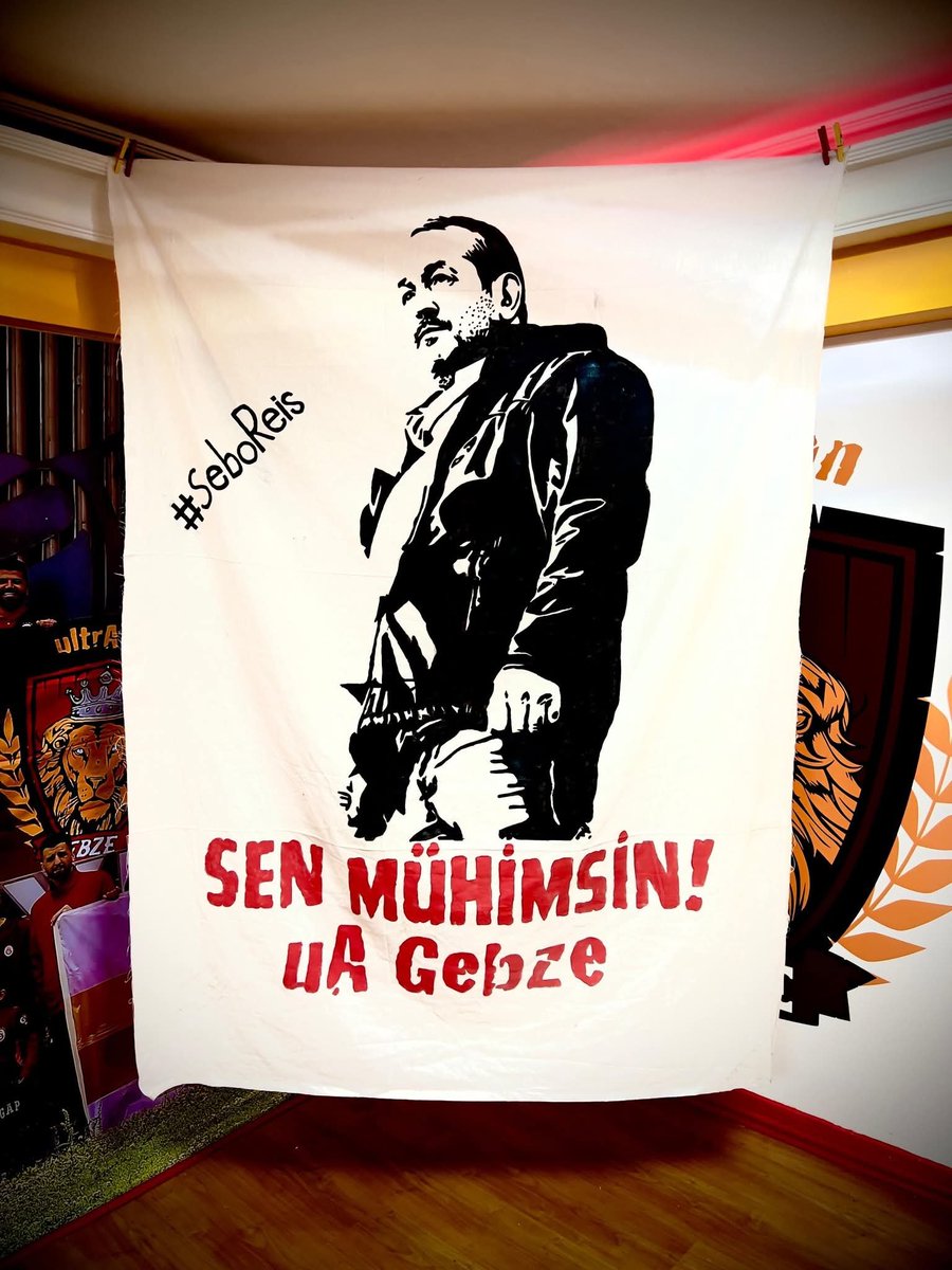 uAGebze's tweet photo. SEN MÜHİMSİN.. 
@SebahattinReis

#uAYurtiçi #ultrAslan #uAGebze https://t.co/aAmDCGYsJC