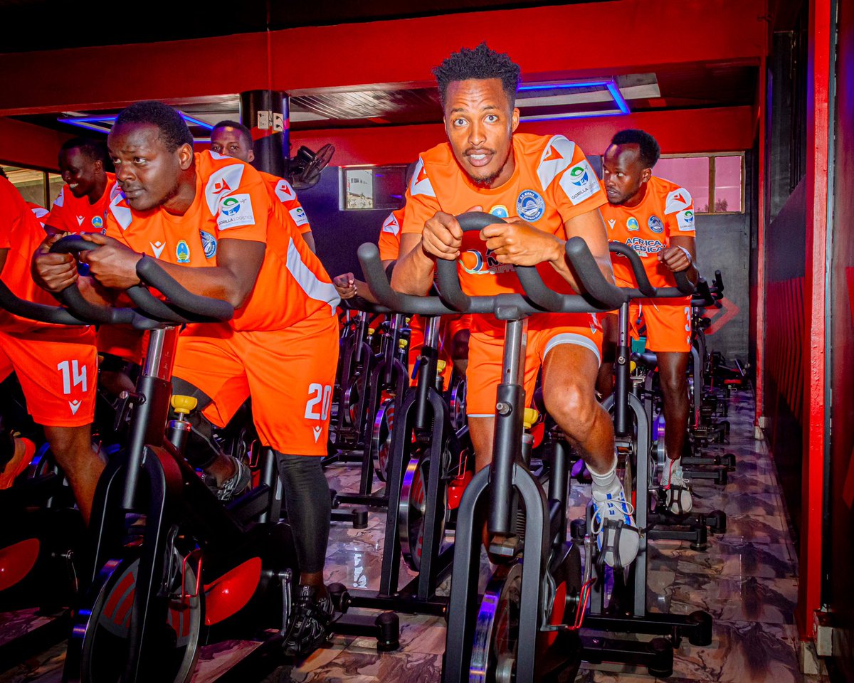KigaliFC's tweet photo. Gym session: LIT! 🔥💪🏾
Energy, intensity, and hard work all the way.         #preseason #citizen https://t.co/w6WL4xJexW