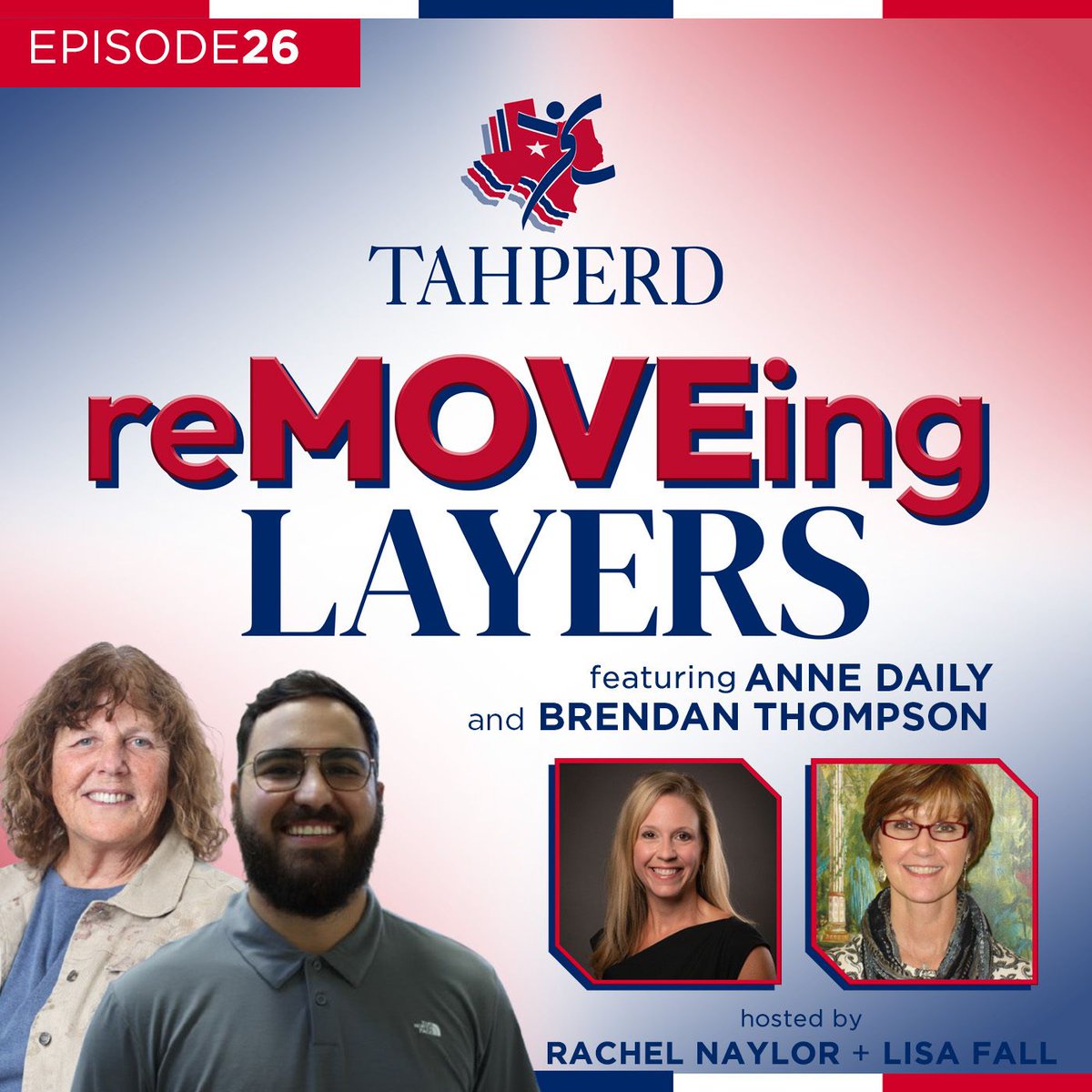 TexAHPERD's tweet photo. Rachel &amp; Lisa talk with Anne Daily &amp; Brendan Thompson about mentorship, prof growth, &amp; preparing the next gen of educators. They share TAHPERD highlights &amp; practical tips for teaching movement skills—progressions, differentiation, peer feedback #TexAHPERD https://t.co/j4Ei65o75s https://t.co/VXSRZcCUUv