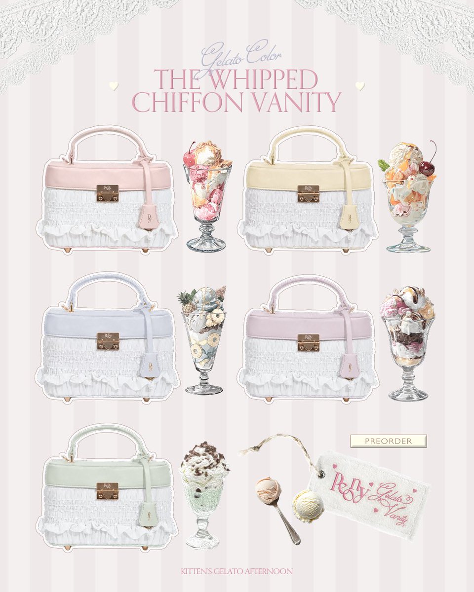 Peony_jp_info's tweet photo. WHIPPED CHIFFON VANITY🐈🍨🤎⟡꙳ https://t.co/sp9yWDUYuH
