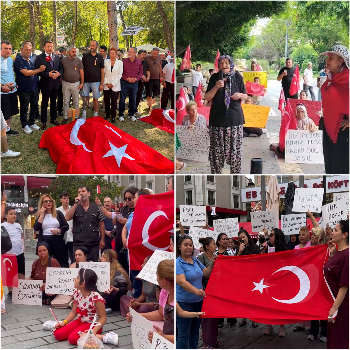 avidrissahin's tweet photo. Güvenpark’ta günlerdir hak arayan şehit yakınlarını ve gazileri duymayın.

Ulus ve Esenyurt başta olmak üzere yurdun dört bir yanında adalet arayan mahkum yakınlarını duymayın.

Peki siz kimi duyuyorsunuz?

Sadece sermaye sahiplerinin, güçlülerin ve işinize gelen kesimlerin mi sesini duyacaksınız?

Her yeni yargı paketi öncesinde mahkumlara ve ailelerine umut verip, sonra İnfaz Yasası’na bir yama daha yaparak insanları yeniden hayal kırıklığına uğratmak nereye kadar?

Bir tarafta süreç için özel hukuki düzenlemeler yaparken, diğer tarafta yıllardır infazda eşitlik bekleyen insanların taleplerini görmezden gelemezsiniz.

Devlet vatandaşını seçmez. Hukuk kişiye, gruba, siyasi ihtiyaca göre işlemez. 86 milyonun iktidarı olduğunuzu söylüyorsanız 86 milyonu da eşit duyun, 86 milyona da eşit hukuk uygulayın.

Cezada adalet, infazda eşitlik artık bir tercih değil, devletin yükümlülüğüdür!