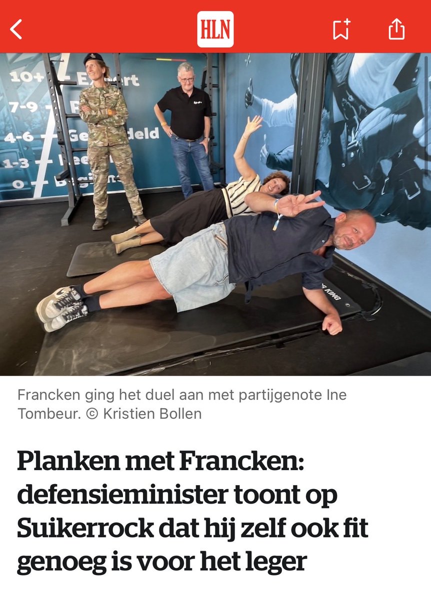 FranckenTheo's tweet photo. ✅ 1 minuut zijwaarts planken om te slagen voor de sportieve proef van onze Defensiestand op Suikerrock. 

Voor het eerst ooit staan we op een jongerenfestival en het is een schot in de roos. 

De ‘jeugd van tegenwoordig’ houdt van Defensie. ❤️💪 https://t.co/3MauWSGvxO