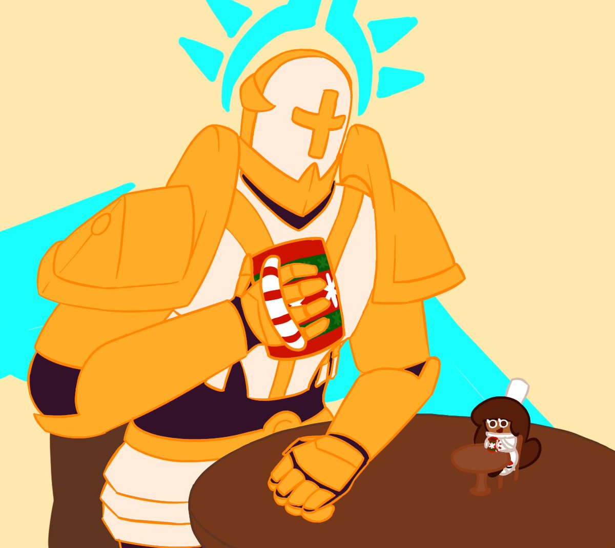 def_not_a_i's tweet photo. lowk remembered i have free will so i took my favs from 2 completely separate pieces of media and. theyre friends now because i said so https://t.co/1q5H2vL4eQ