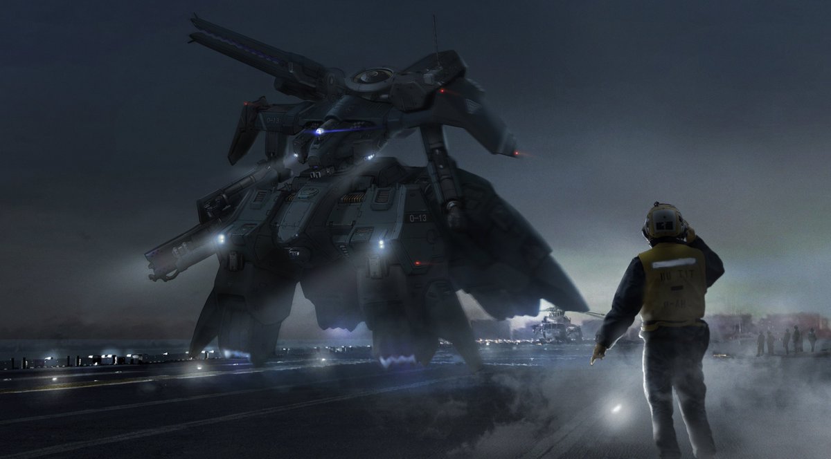 olLfLsqduy4FNJe's tweet photo. Mecha concept art
#Mecha #MechDesign #SciFiArt #ConceptArt #GameArt https://t.co/R2II1ldhbA