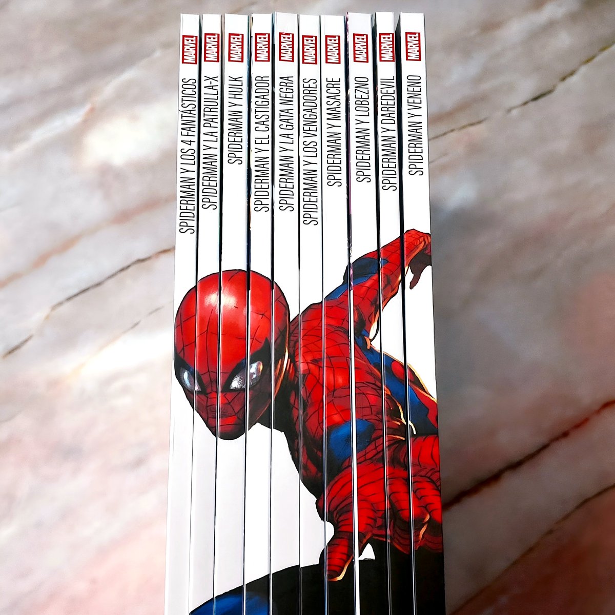 vicdbz's tweet photo. Si lo sacaron pa mí, se tenía que venir, ¿no? 🤣

#Spiderman #MarvelTeamUp #TeamUpCollection #MarvelComics #Paperasa https://t.co/5ueacSeobr