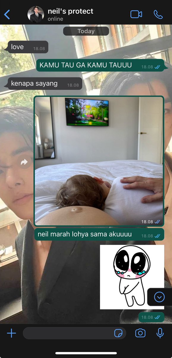 jakeuitb's tweet photo. ★ when baby Neil had a brother (what if)

#sungjake two tweets au, from eren &amp; yaya. https://t.co/NXkjieKDTz