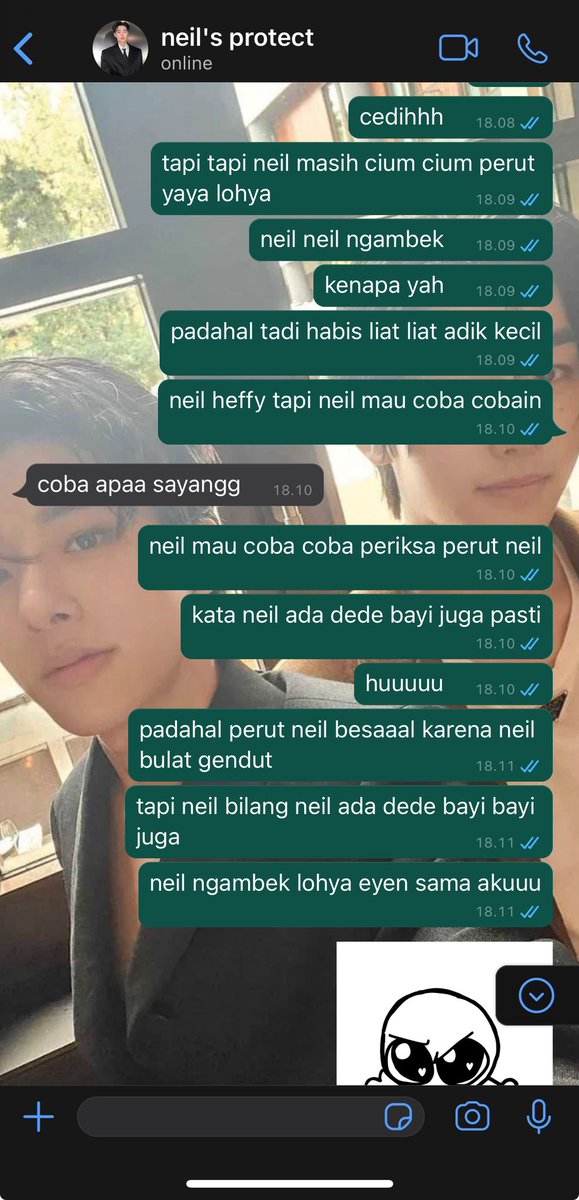 jakeuitb's tweet photo. ★ when baby Neil had a brother (what if)

#sungjake two tweets au, from eren &amp; yaya. https://t.co/NXkjieKDTz