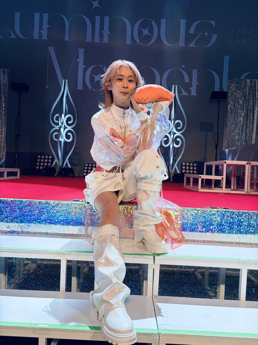 saku_hyuga40's tweet photo. #フラガリアメモリーズ CAST LIVE
〜 Luminous Moments 〜

ご来場いただいた皆様、配信をご覧いただいた皆様、ありがとうございました！！！

楽しかった〜✨
RARE.も初披露できて嬉しすぎる🐟🧡
とってもルミナスな時間になりました🪄 https://t.co/ZLXrlFGYqi