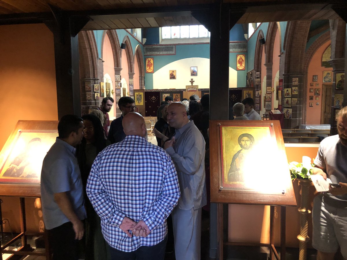 ASO1664's tweet photo. Getting ready for Matins then queuing for holy bread and a bless after a packed Divine liturgy . https://t.co/QxZsexcJQe