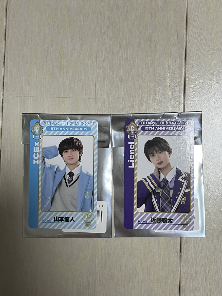 sysht_m's tweet photo. EBiDAN THE LIVE 2026 
エビライ Double Sided Card  トレカ Team E 交換

【譲】
山本、近藤

【求】
SHOOT、武田

プロフ記載の現場手渡し＞郵送

お心当たりのあるお方はお気軽にお声掛け下さい🙇‍♀️ https://t.co/Zr62JR9Vo2