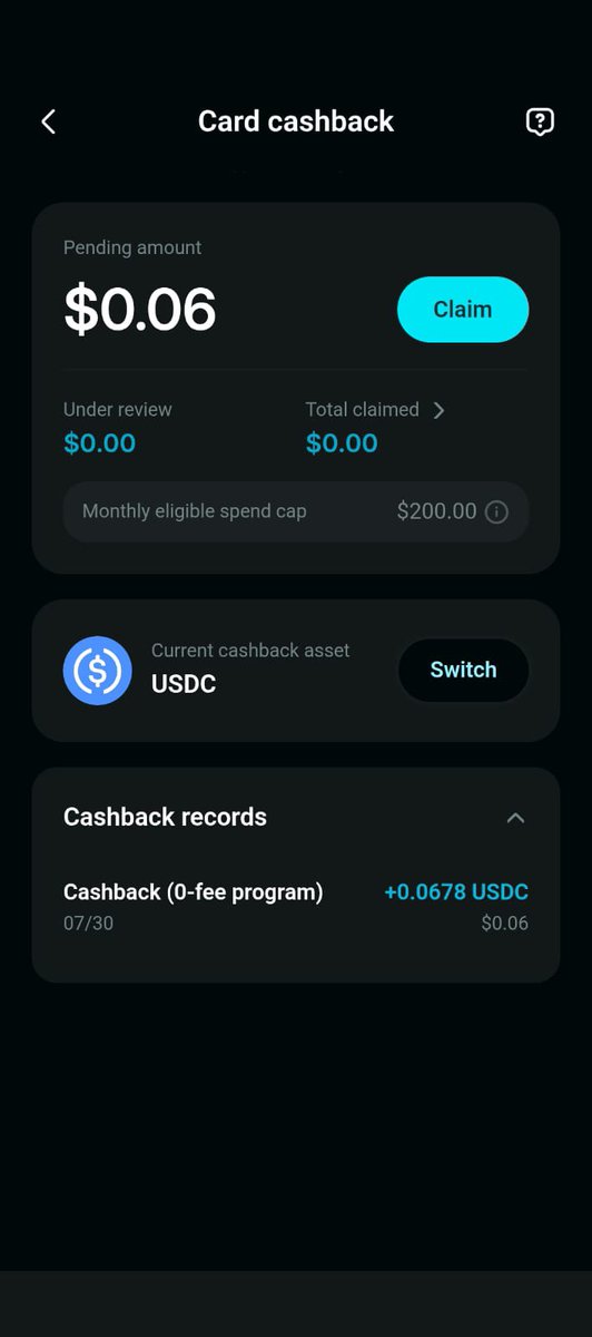 KashifShould's tweet photo. Just tried bitget wallet card and spend a little amount to give it a try and it's working. 
Assetback great feature
Card payments are smoothy . 

#BitgetWalletAssetback
@BitgetWallet 
@BitgetWalletPK 
@grvt_io 
@SambitK04144823 
Refer code:XrCEwP1Y https://t.co/KXC2O1FkvN