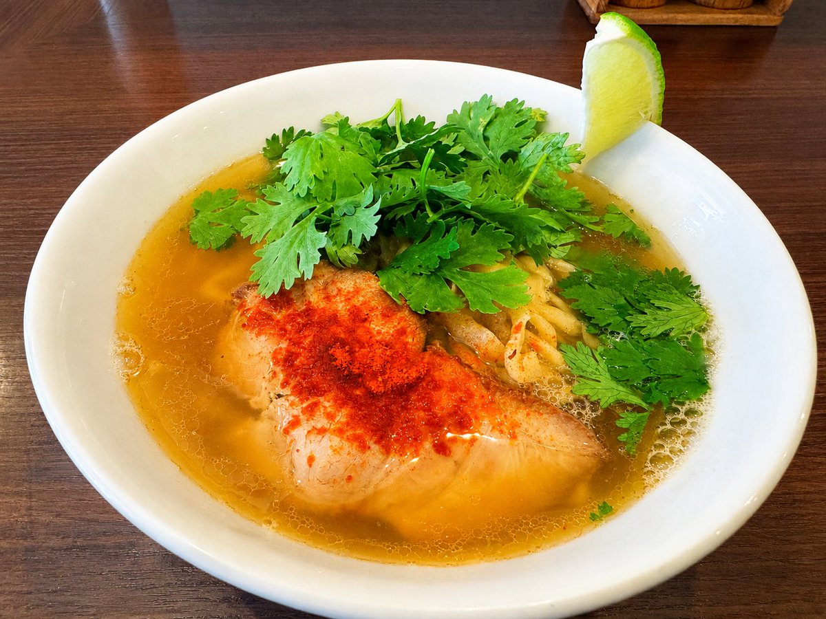 kudo_pon's tweet photo. これ、お酒のテキーラが入ったテキーララーメンなんですよ！

少しじゃないよ。隠し味とか、ちょっとしたアクセントとかじゃあない。テキーララーメン1杯にテキーラが1ショット入ってるガチのテキーララーメン！

注文時に「お酒に強いですか？」と聞かれて、問題なければ注文可能！ 本当、お酒に弱い人にはオススメできません。スゲーうまいけど！

マジで、すっっっっっっげえウマイ！ なんだろう、大人の味なんですよ。テキーラの苦味がいい感じにキレのある美味しさに繋がっていて、食べると究極的なキレと「苦味による旨味の強調」で風味絶佳！ これ、テキーラじゃないと出せないキレの良さだと思う！ そして余韻ある爽やかさがあるんです！

食べると「ホワッ♪」と温かみが広がり、ジワジワと心地よい体温上昇が楽しめる点も最高オブ最高。どうしてテキーラを入れる発想になったのか？ 一つだけ言えることは「天才的発想」であるということ。

スープが激しくウマくて、どんどん飲んじゃう！ これ飲んだ後のシメのラーメンに良いかも？ ……と思ったけど、酔っぱらうから注意ですね！ シラフで食べたいものです！

テキーララーメン、うまい、うますぎる！ 東京都板橋区のラーメン屋「麺や 河野」のラーメンうますぎです！ ごちそうさまでした！