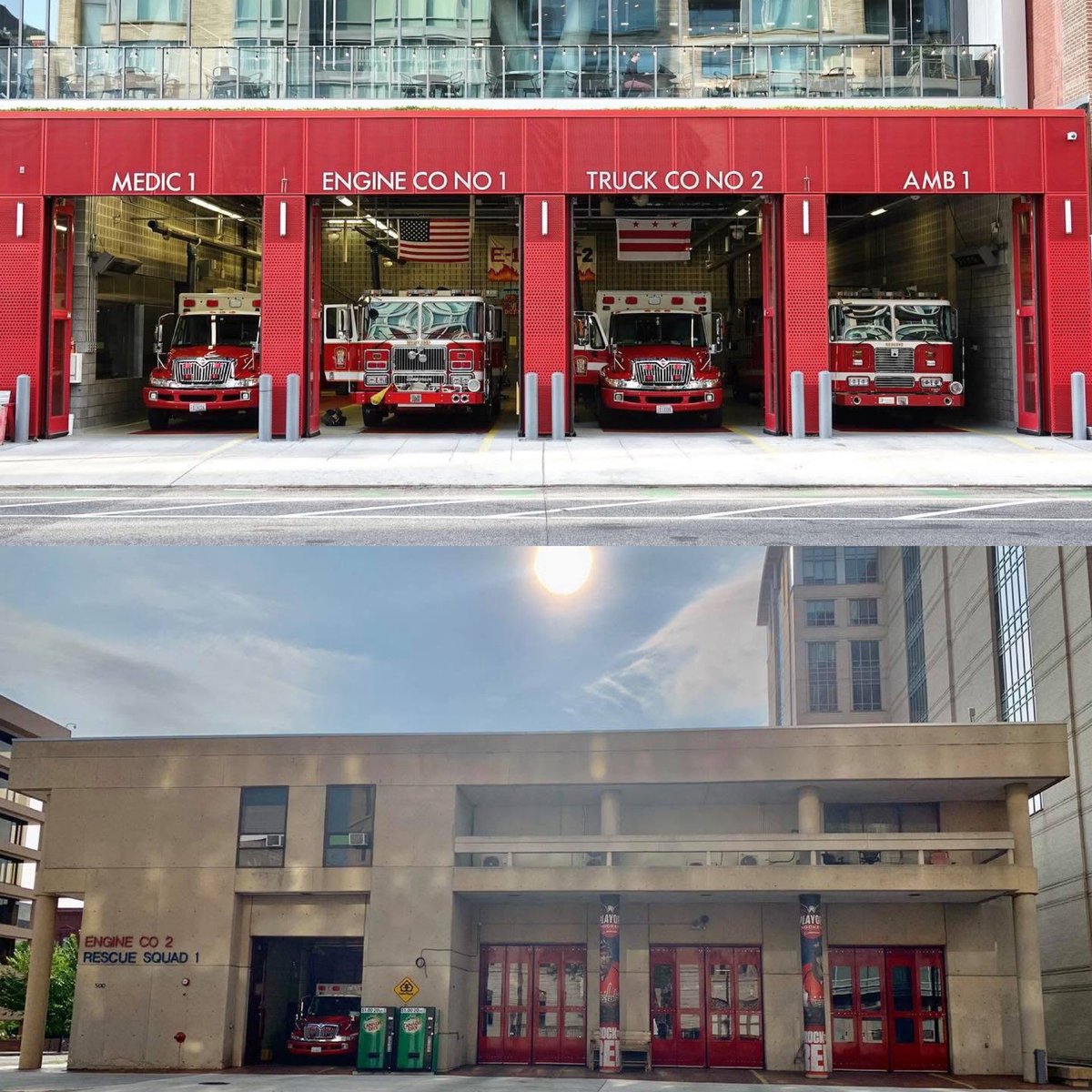 DCFDKelleher's tweet photo. Proudly serving Ward 2! @dcfireems E1/T2/A1/M1, E2/RS1/M2, E5/M5, E6/T4/A6, E16/T3/A16 & E23/A23 stand ready across the heart of DC. Six firehouses, diverse neighborhoods, one mission—protecting residents and visitors 24/7. #Ward2DC @CMBrookePinto https://t.co/9MfQlVYGPk