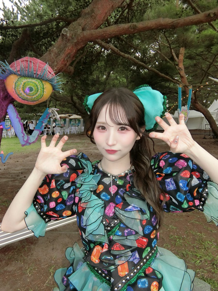 nachico_ct1001's tweet photo. #LuckyFes 
念願のRAINBOW STAGE最高でした🌈

SEで振り向いた時、
あまりにもたくさんの方で溢れていて泣きそうだった😭

来年も戻ってこれますように🤝🏻 ̖́-
茨城だいすきー！！

 #きゃんちゅー https://t.co/hJlxHtnLdX