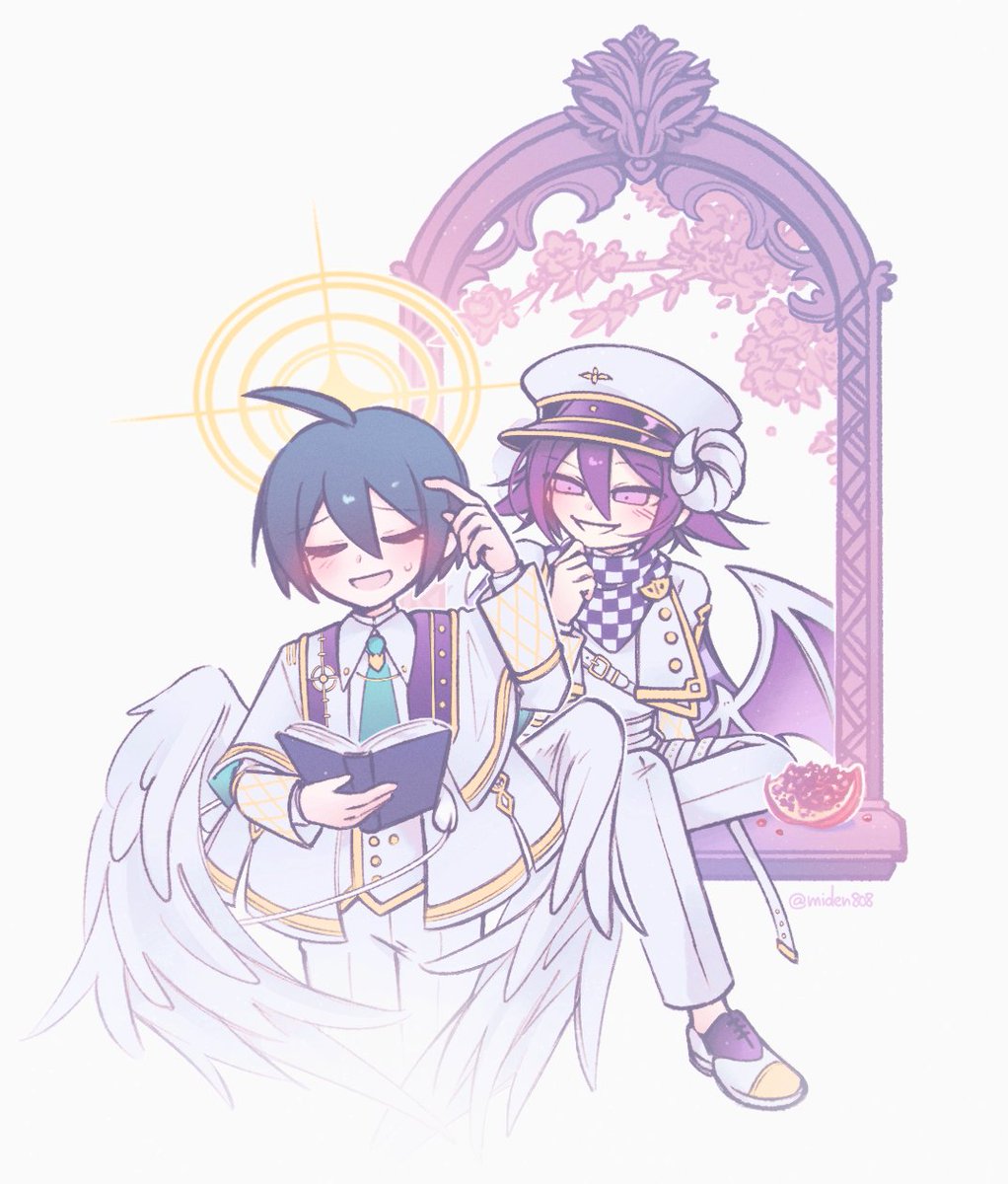 miden808's tweet photo. #SaioumaAUgust2026 Day 1: Angel/Demon 🩵🪽 https://t.co/4vG7w3Uvng